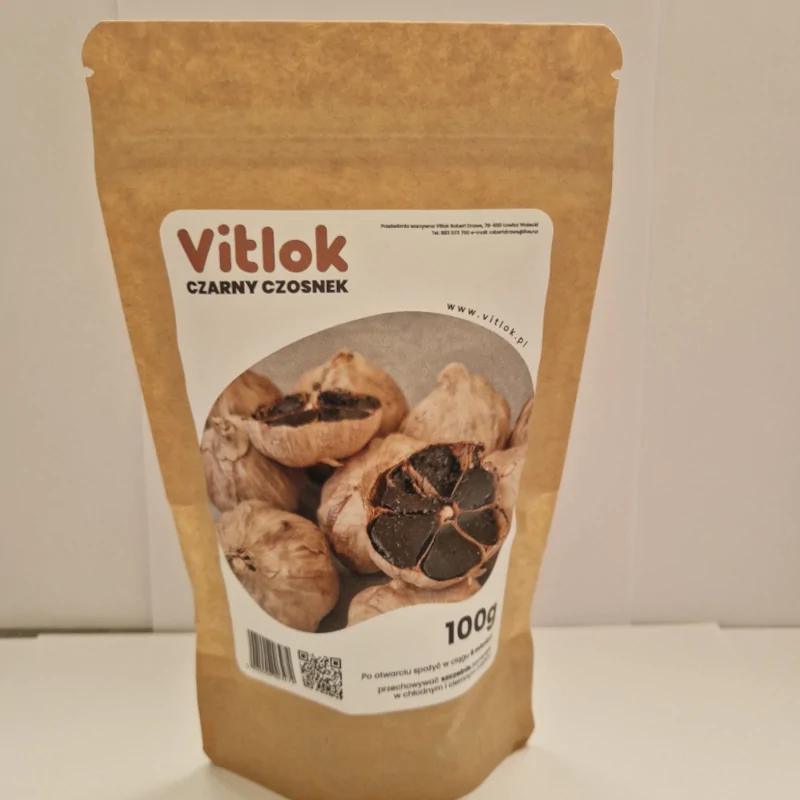 czarny czosnek główki opakowanie 100 gram