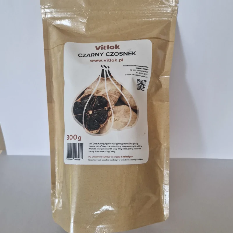 czarny czosnek główki opakowanie 300 gramów